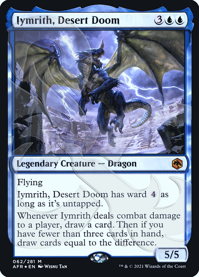 {R} Iymrith, Desert Doom (Ampersand Promo) [Dungeons & Dragons: Adventures in the Forgotten Realms Promos][AMP AFR 062]