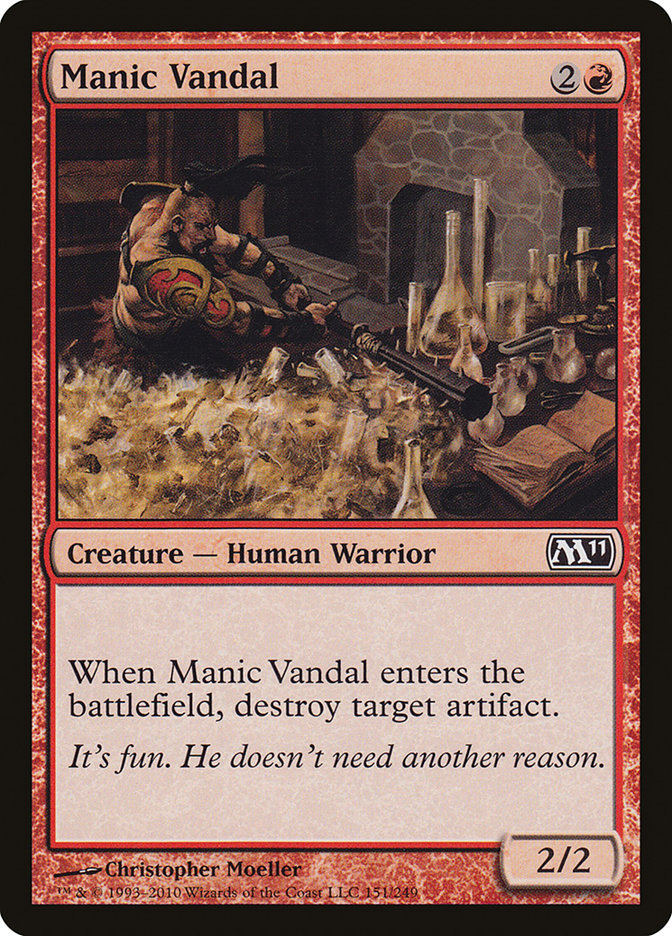 {C} Manic Vandal [Magic 2011][M11 151]