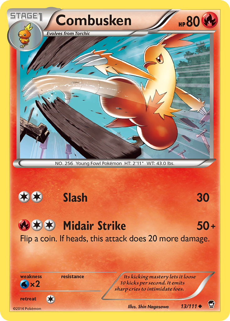 <PC> Combusken (13/111) [XY: Furious Fists]