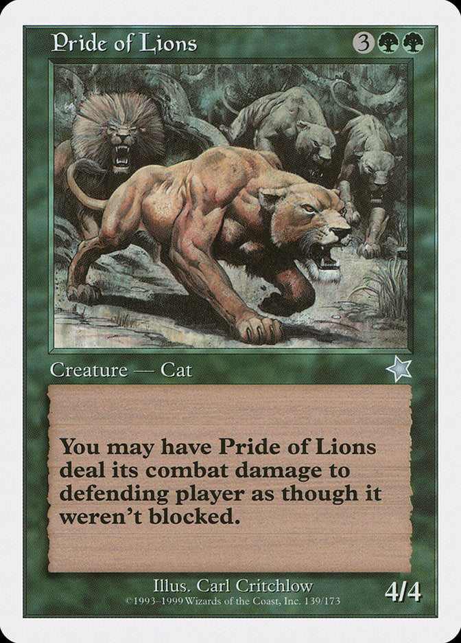 {C} Pride of Lions [Starter 1999][S99 139]