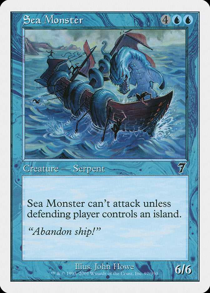 {C} Sea Monster [Seventh Edition][7ED 097]