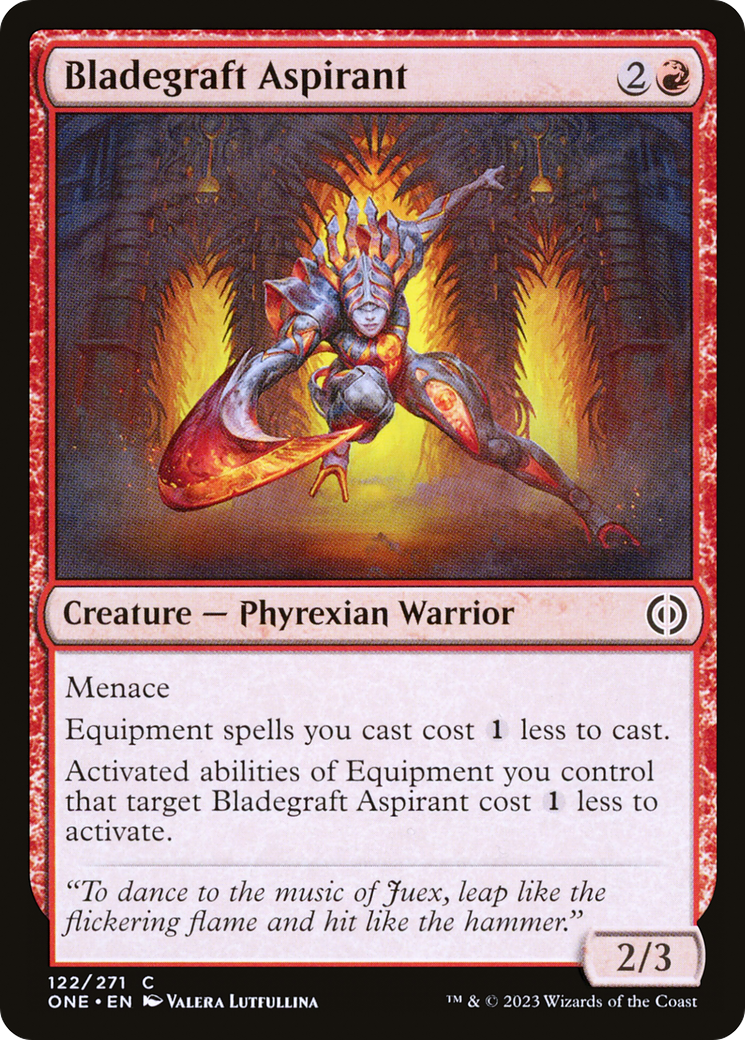 {@C} Bladegraft Aspirant [Phyrexia: All Will Be One][ONE 122]