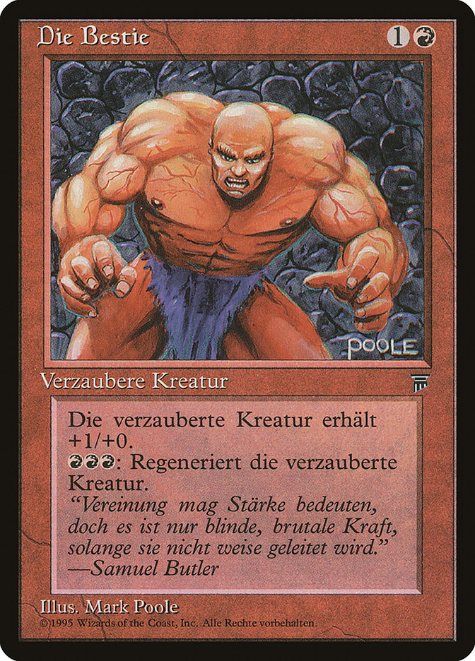 {C} The Brute (German) - "Die Bestie" [Renaissance][REN 096]