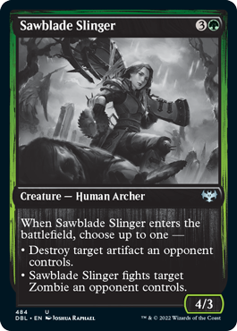 {@C} Sawblade Slinger [Innistrad: Double Feature][DBL 484]
