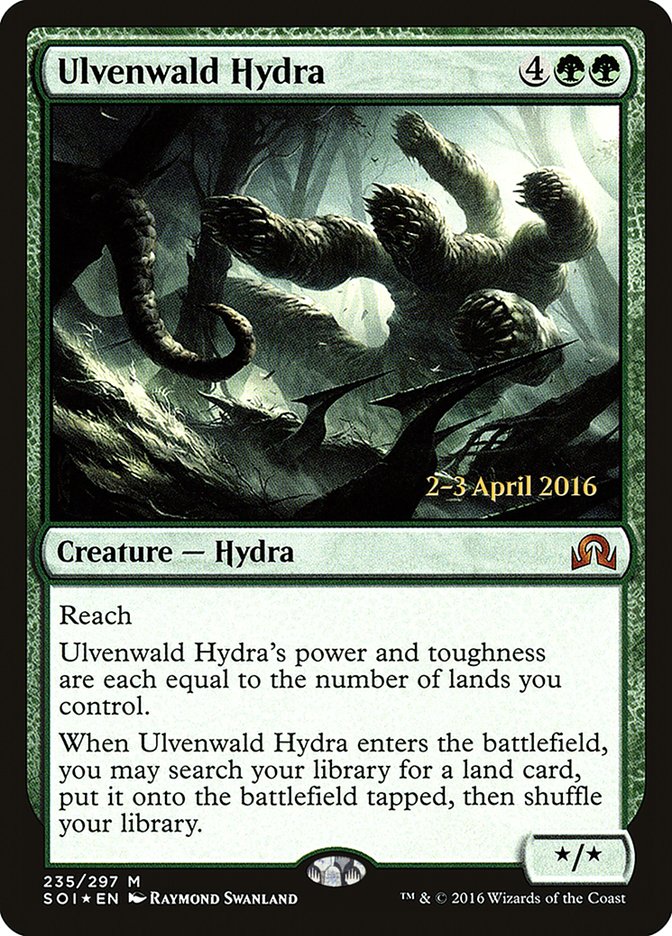 {R} Ulvenwald Hydra [Shadows over Innistrad Prerelease Promos][PR SOI 235]
