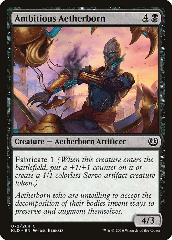 {C} Ambitious Aetherborn [Kaladesh][KLD 072]