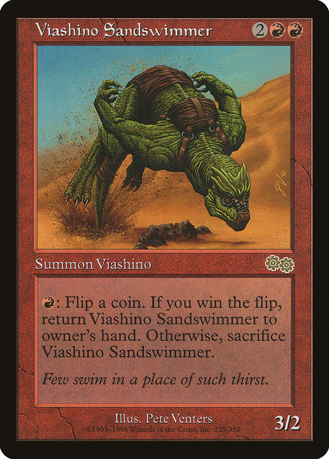{R} Viashino Sandswimmer [Urza's Saga][USG 225]