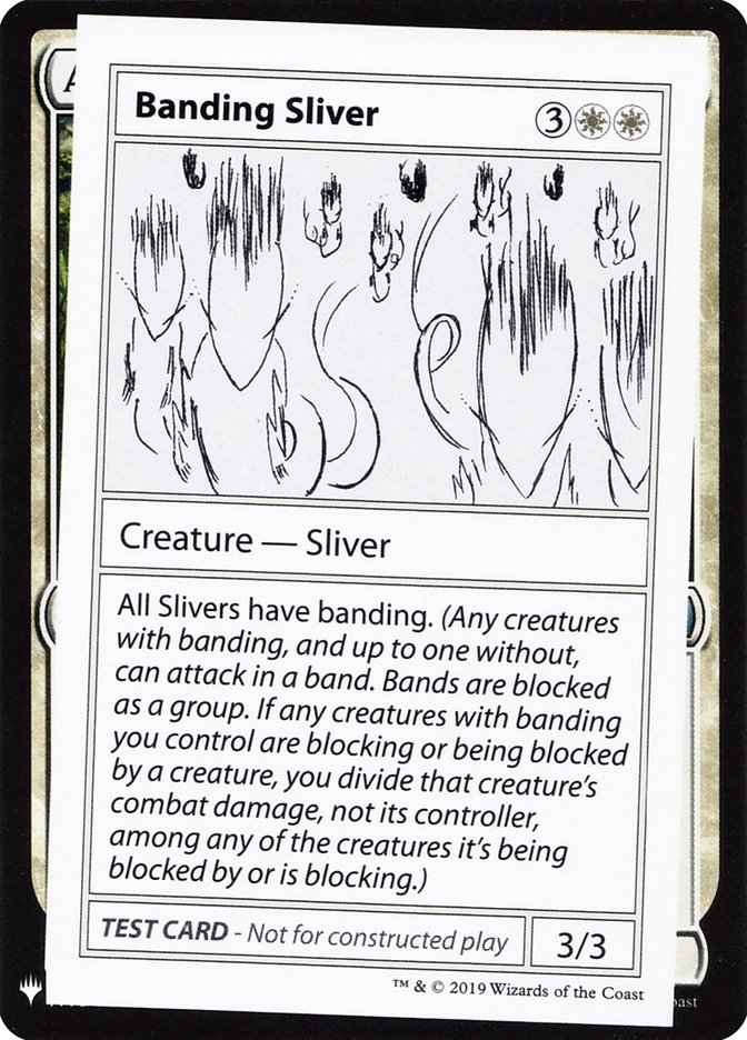 {R} Banding Sliver [Mystery Booster Playtest Cards][CON CMB1 002]