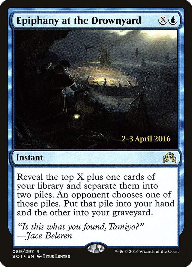 {R} Epiphany at the Drownyard [Shadows over Innistrad Prerelease Promos][PR SOI 059]
