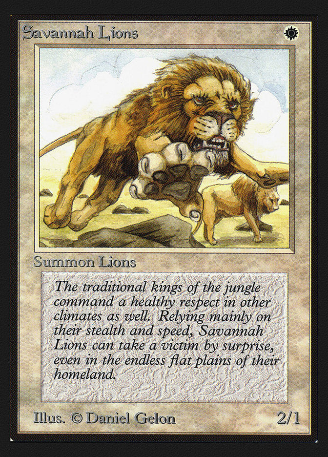 {R} Savannah Lions [Collectorsâ Edition][GB CED 039]