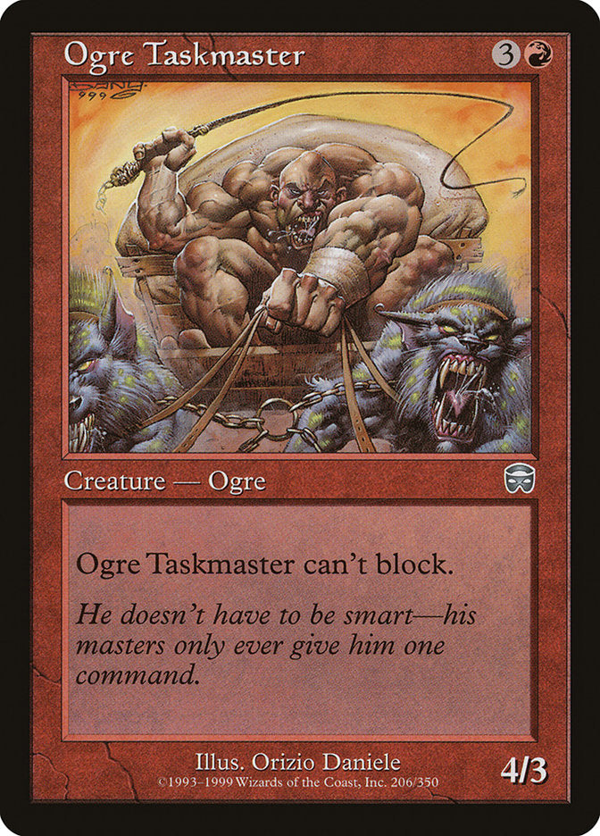 {C} Ogre Taskmaster [Mercadian Masques][MMQ 206]