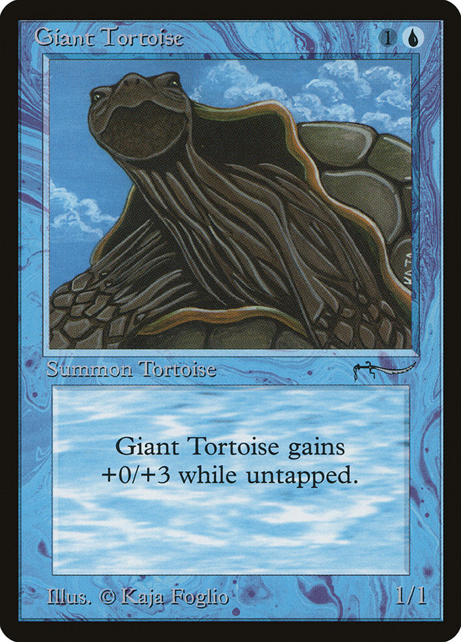 {C} Giant Tortoise (Dark Mana Cost) [Arabian Nights][ARN 015]