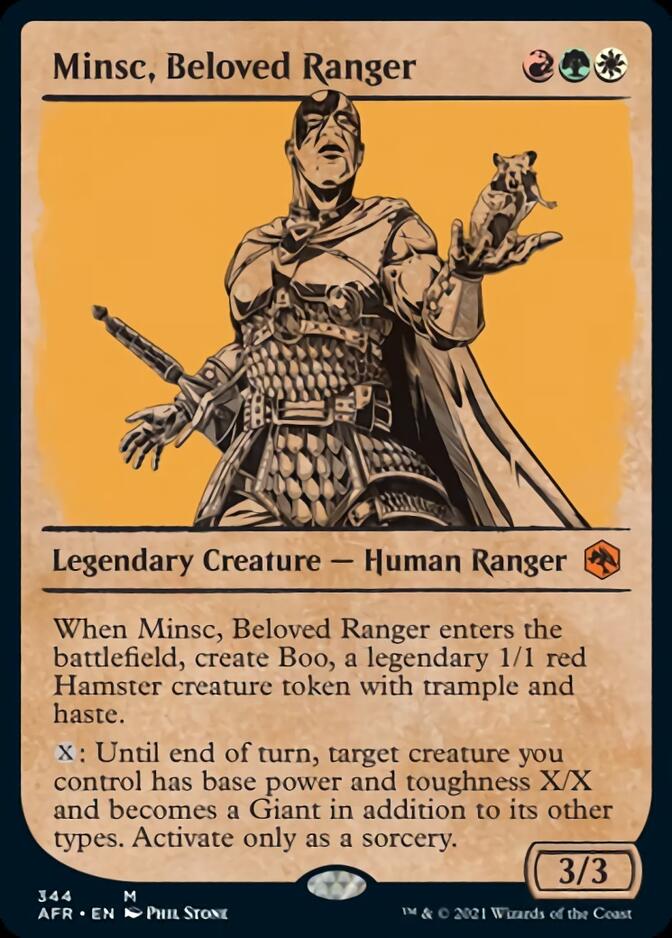 {R} Minsc, Beloved Ranger (Showcase) [Dungeons & Dragons: Adventures in the Forgotten Realms][AFR 344]