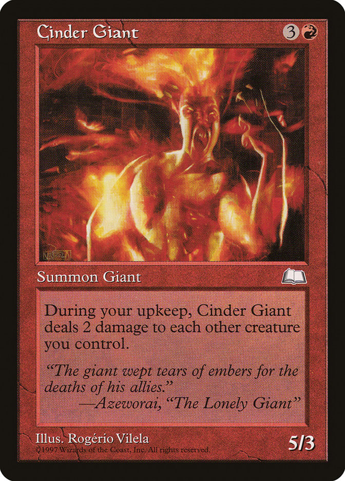 {C} Cinder Giant [Weatherlight][WTH 093]