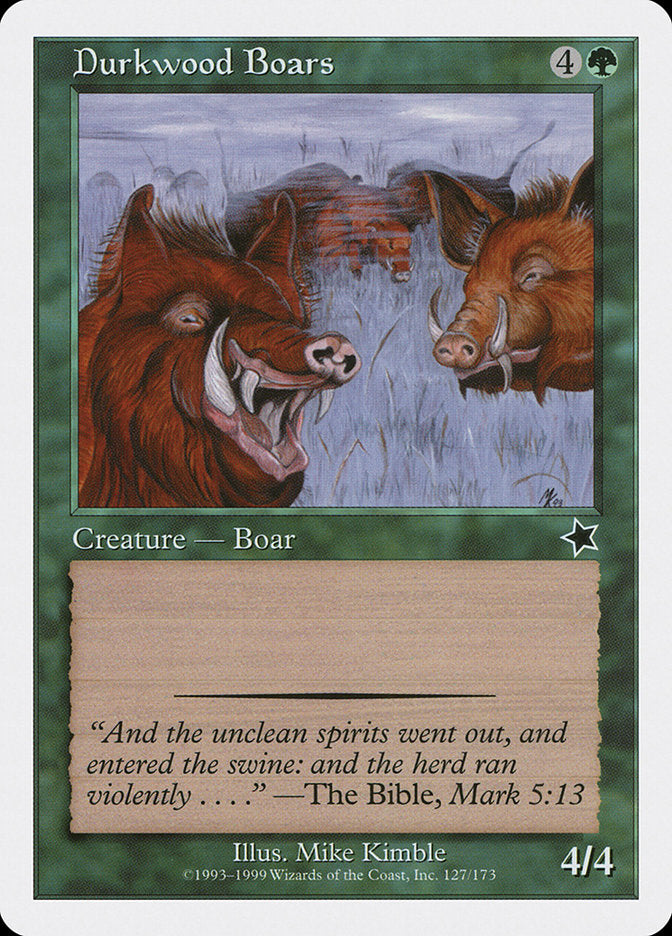 {C} Durkwood Boars [Starter 1999][S99 127]