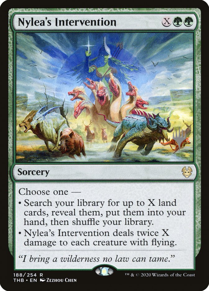 {R} Nylea's Intervention (Promo Pack) [Theros Beyond Death Promos][PP THB 188]