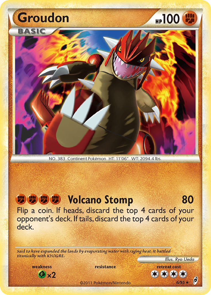 <PP> Groudon (6/95) [HeartGold & SoulSilver: Call of Legends]