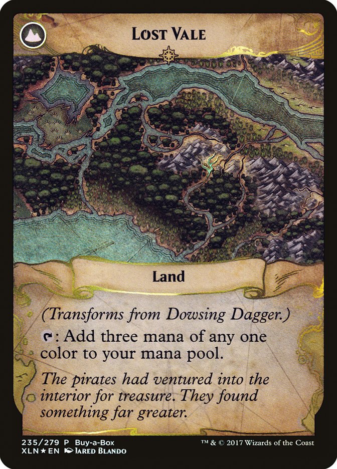 {R} Dowsing Dagger // Lost Vale (Buy-A-Box) [Ixalan Treasure Chest][PA PXTC 235]