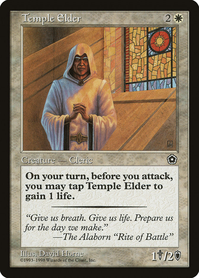 {C} Temple Elder [Portal Second Age][PO2 024]