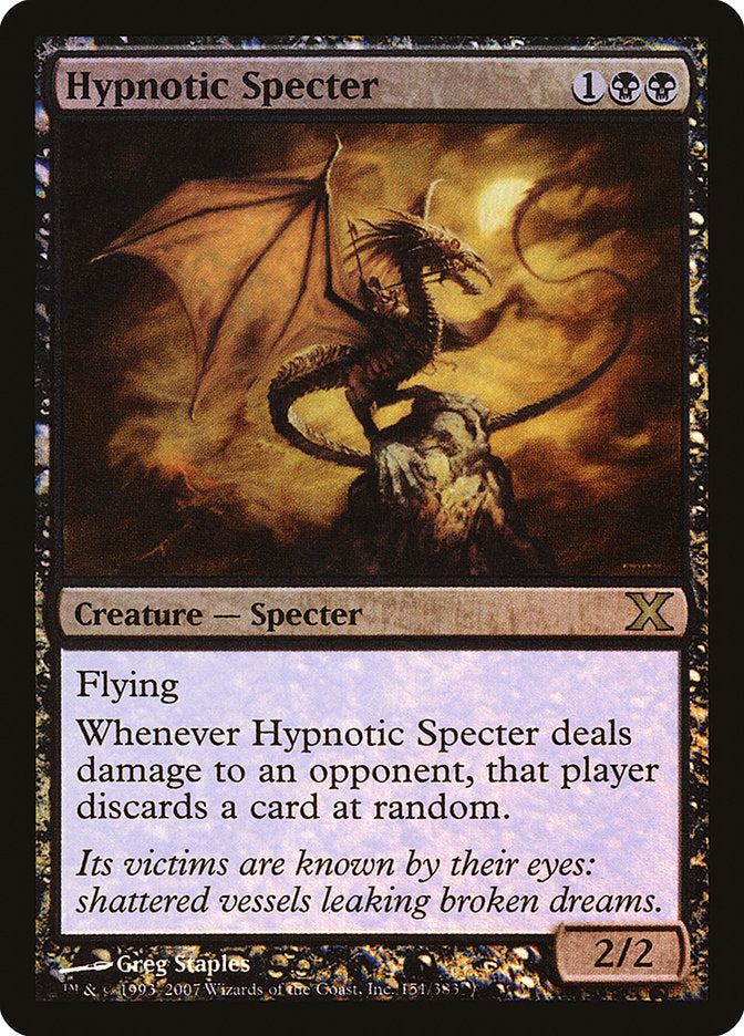 {R} Hypnotic Specter (Premium Foil) [Tenth Edition][FP 10E 151]