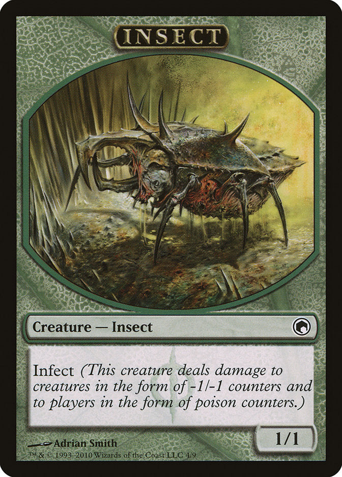 {T} Insect Token [Scars of Mirrodin Tokens][TSOM 004]
