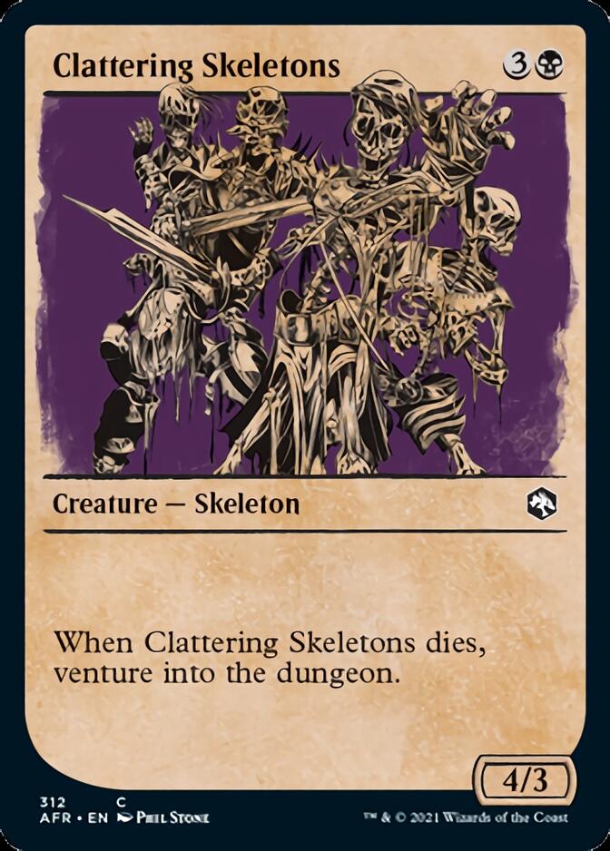 {C} Clattering Skeletons (Showcase) [Dungeons & Dragons: Adventures in the Forgotten Realms][AFR 312]