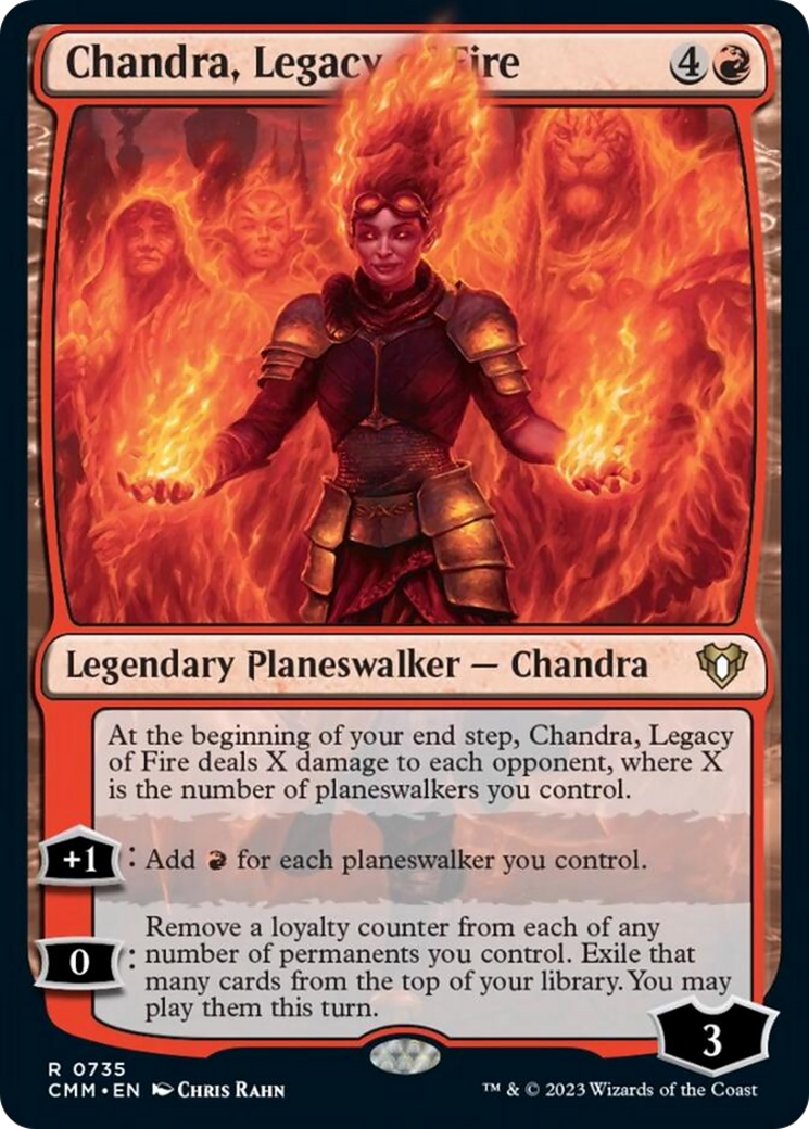 {R} Chandra, Legacy of Fire [Commander Masters][CMM 735]