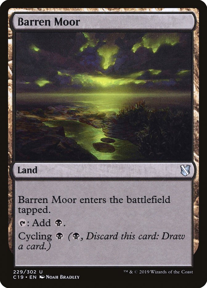 {C} Barren Moor [Commander 2019][C19 229]