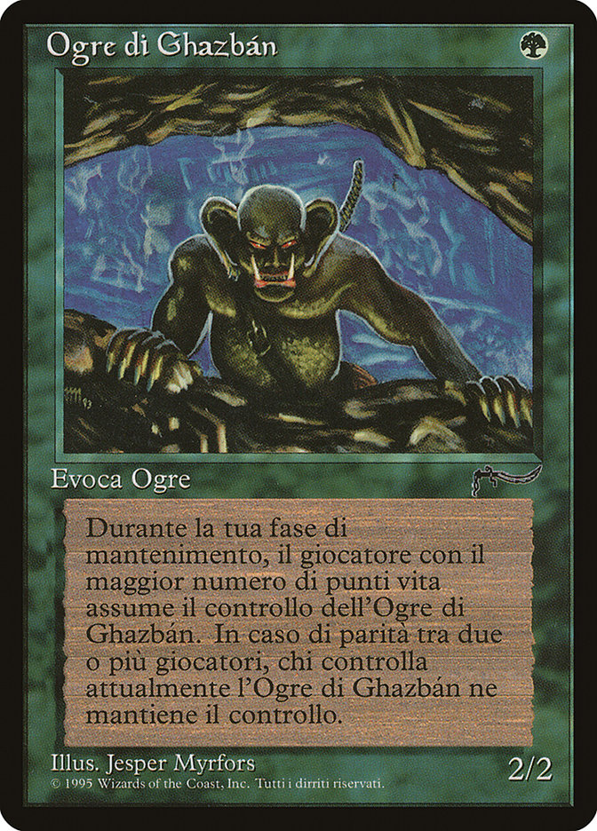 {C} Ghazban Ogre (Italian) "Ogre di Ghazban" [Rinascimento][RIN 121]