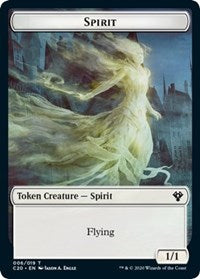 {T} Spirit // Insect (013) Double-sided Token [Commander 2020 Tokens][TC20 006]