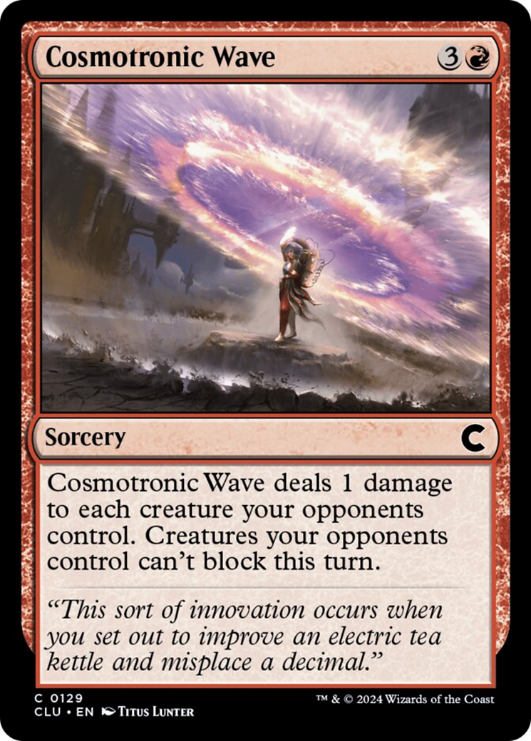 Cosmotronic Wave [Ravnica: Clue Edition]