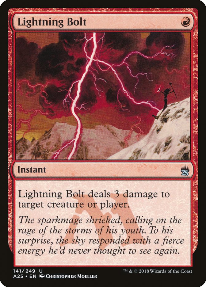 {C} Lightning Bolt [Masters 25][A25 141]
