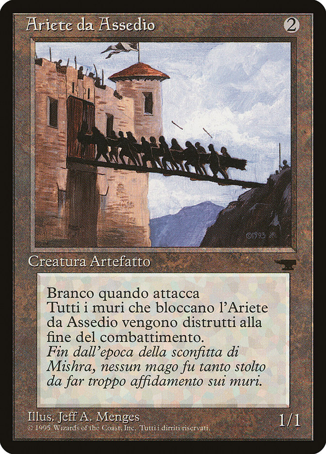 {C} Battering Ram (Italian) - "Ariete da Assedio" [Rinascimento][RIN 105]