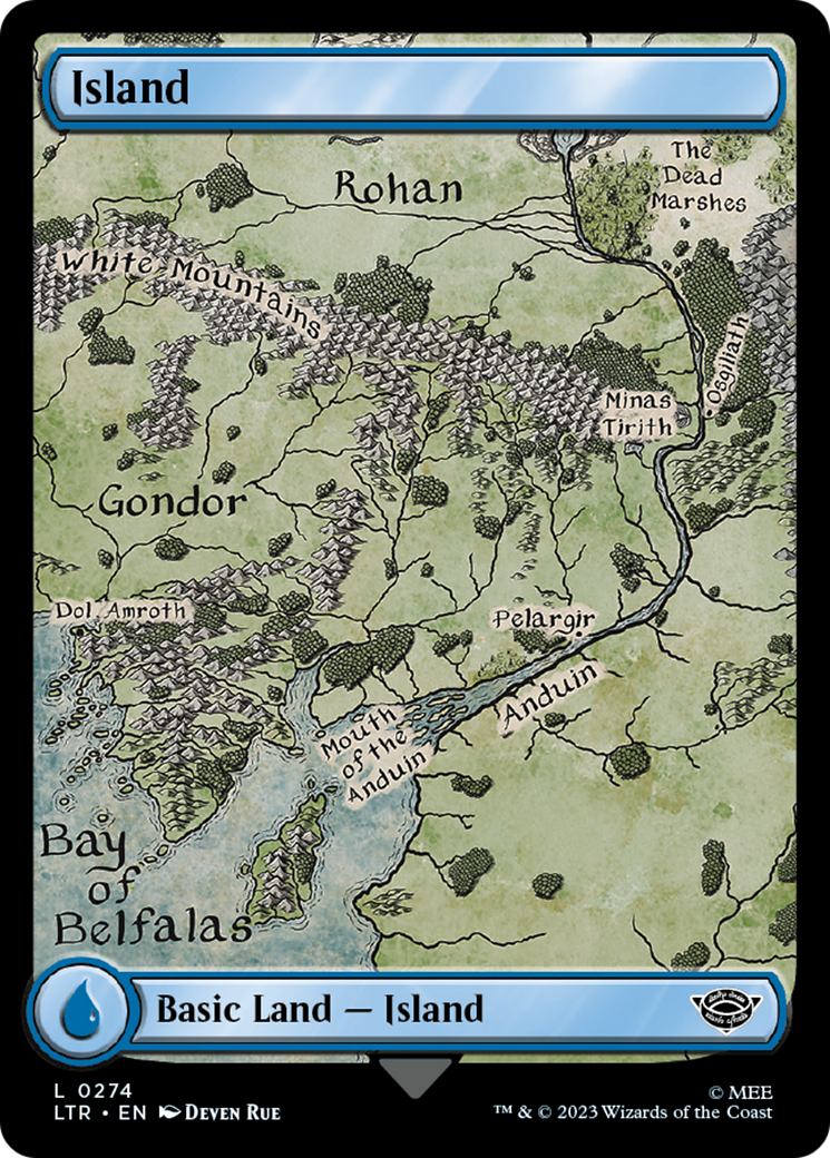 {B} Island (274) [The Lord of the Rings: Tales of Middle-Earth][LTR 274]