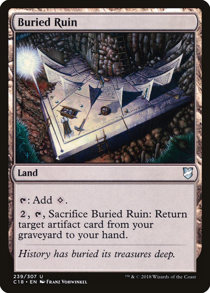 {C} Buried Ruin [Commander 2018][C18 239]