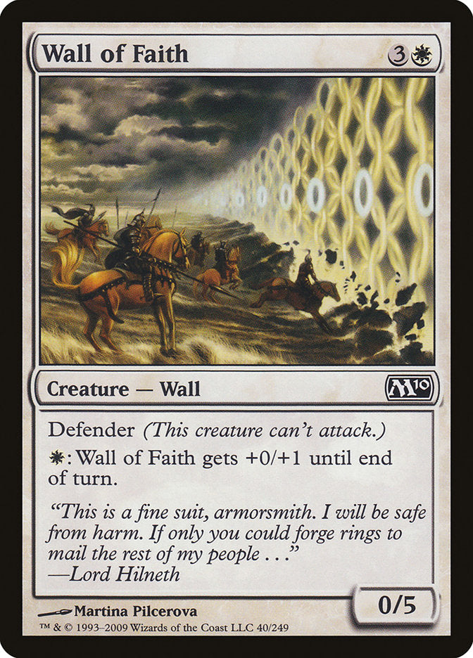 {C} Wall of Faith [Magic 2010][M10 040]