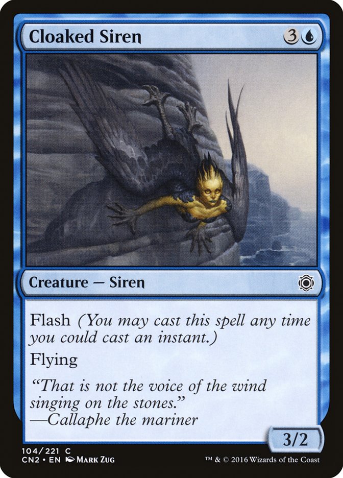 {C} Cloaked Siren [Conspiracy: Take the Crown][CN2 104]
