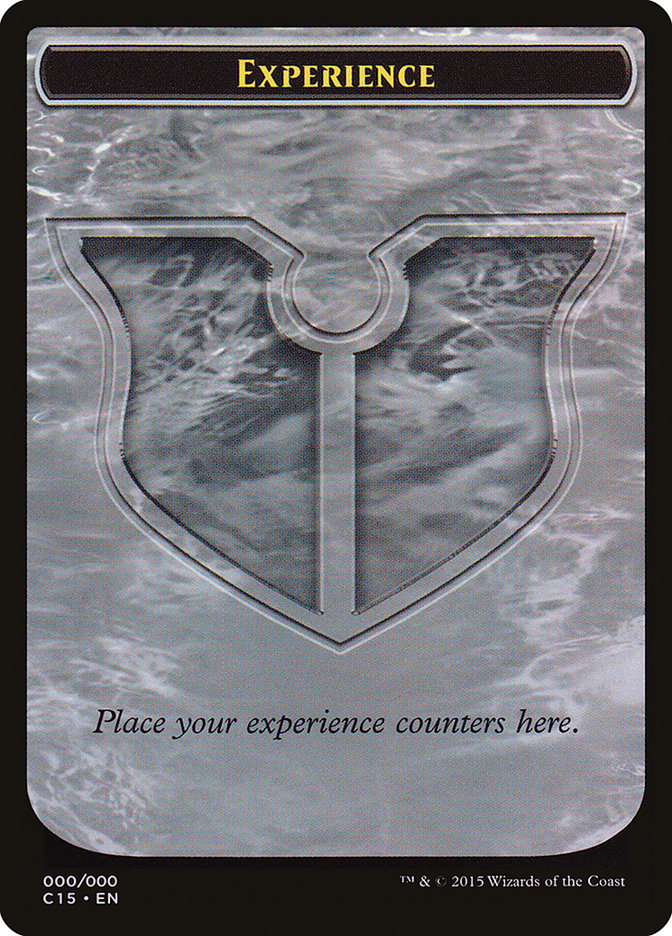 {T} Experience // Experience Double-Sided Token [Commander 2015 Tokens][TC15 000]