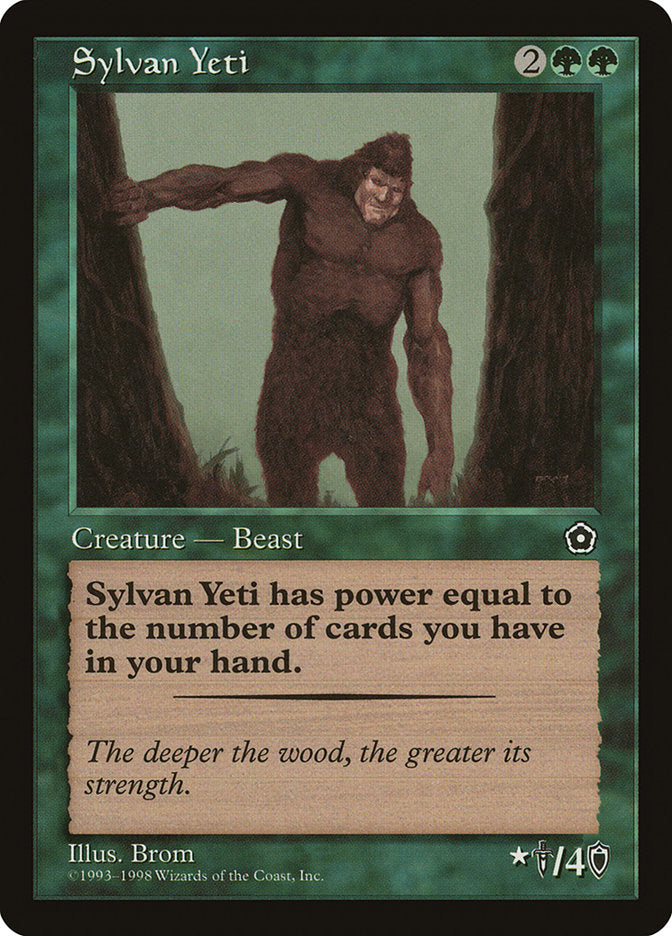 {R} Sylvan Yeti [Portal Second Age][PO2 147]