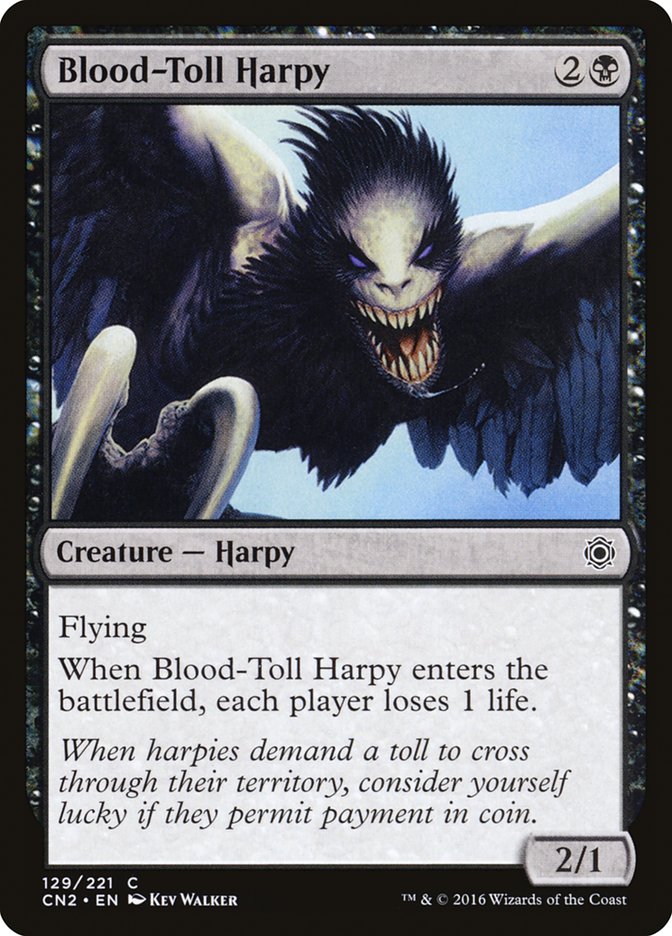 {C} Blood-Toll Harpy [Conspiracy: Take the Crown][CN2 129]
