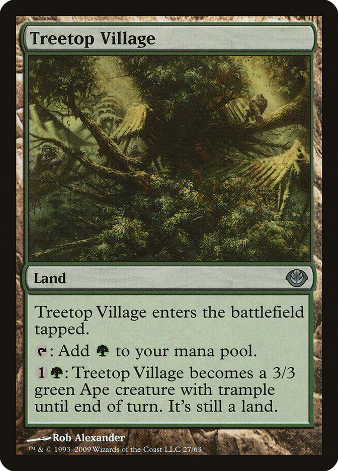 {C} Treetop Village [Duel Decks: Garruk vs. Liliana][DDD 027]