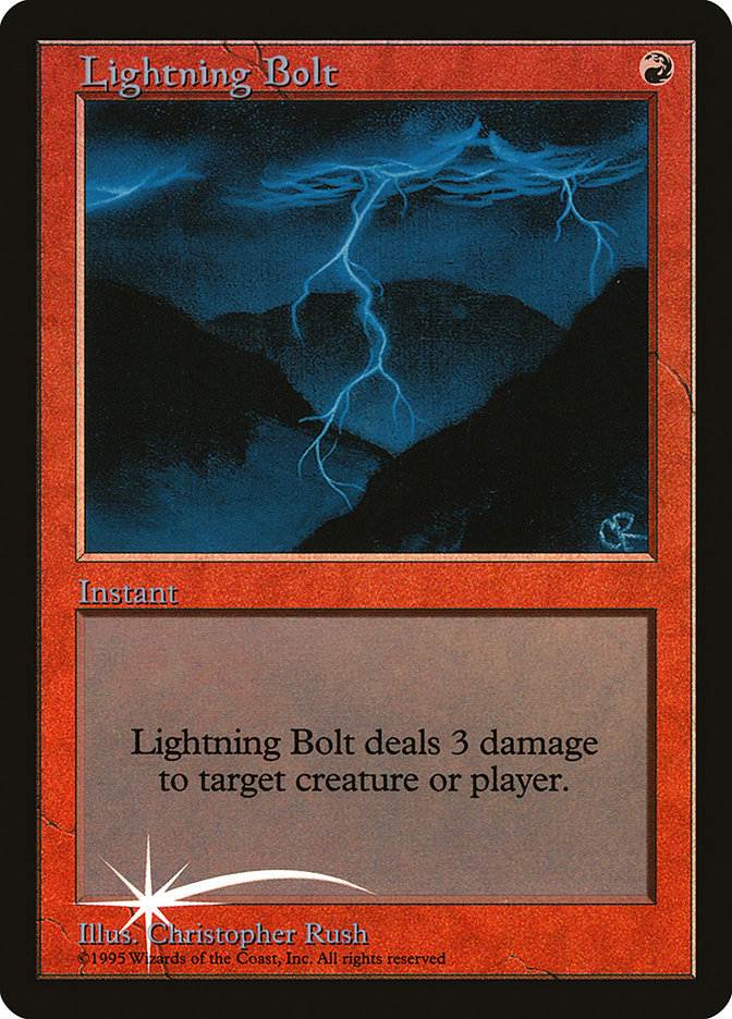{R} Lightning Bolt [Judge Gift Cards 1998][PA J98 001]