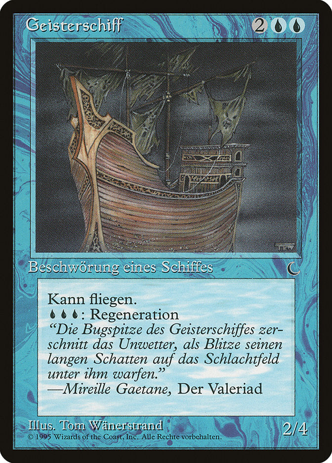 {C} Ghost Ship (German) - "Geisterschiff" [Renaissance][REN 033]