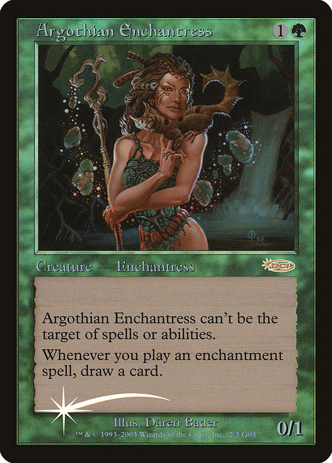 {R} Argothian Enchantress [Judge Gift Cards 2003][PA J03 002]