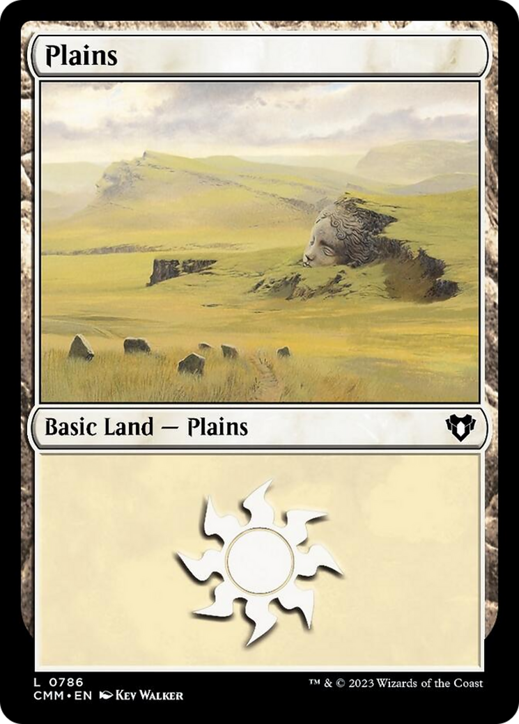 {B} Plains (786) [Commander Masters][CMM 786]