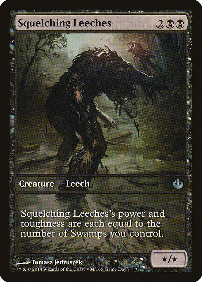 {C} Squelching Leeches (Game Day) [Journey into Nyx Promos][PA JOU 084]