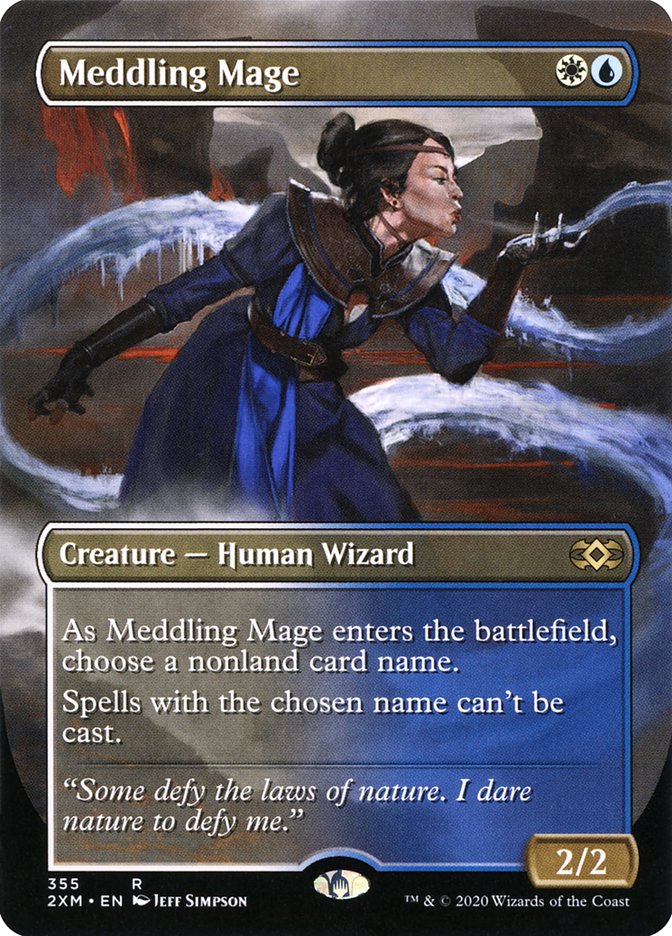 {R} Meddling Mage (Toppers) [Double Masters][2XM 355]
