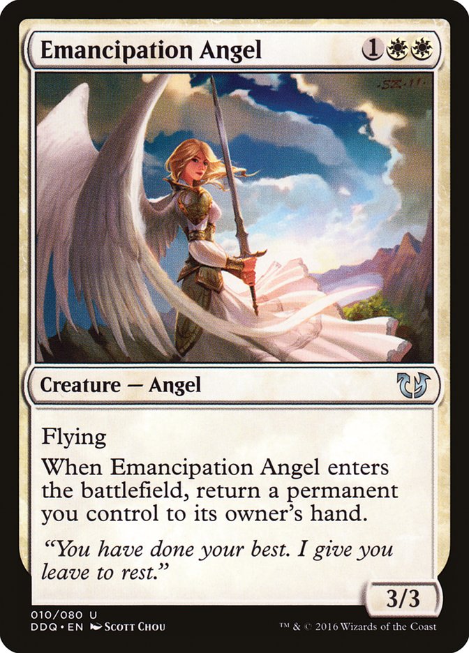 {C} Emancipation Angel [Duel Decks: Blessed vs. Cursed][DDQ 010]