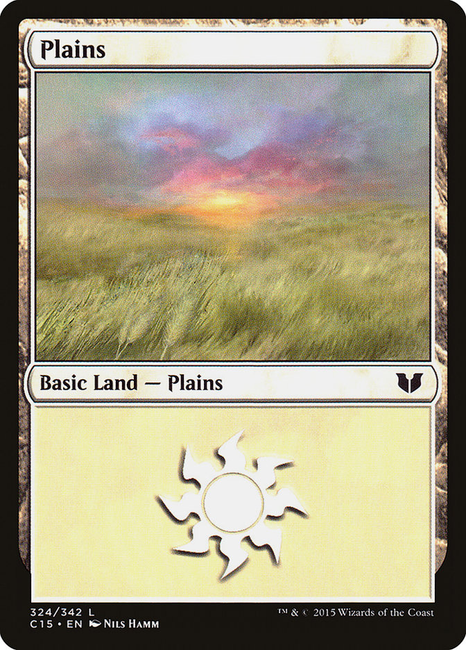 {B}[C15 324] Plains (324) [Commander 2015]
