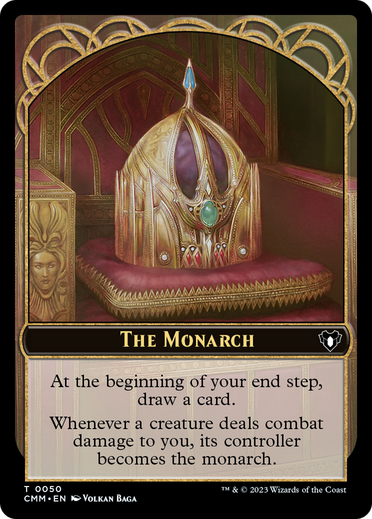 {T} Copy (54) // The Monarch Double-Sided Token [Commander Masters Tokens][TCMM 54//50]
